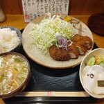 とんかつ桂 - ロースカツ定食
