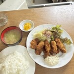 洋食コスギ - カキフライ定食 1200円