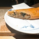 炭割烹 新谷 - 地鶏のそぼろと牛蒡の春巻き ◎