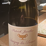 炭割烹 新谷 - サヴィニー・レ・ボーヌのピノ・ノワール ◎