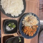 ジンギスカン 星の羊 - 鶏の照り焼き定食