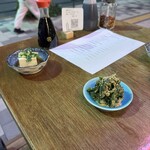 新宿一丁目たぬき - テラス席で