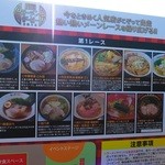 中華蕎麦 とみ田 - レース内容。