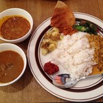 カラピンチャ - カレープレート（チキンとエビどっちも）