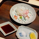 礒田 - 明石の真鯛と紋甲イカ