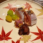 礒田 - 前菜の五点盛り