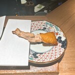 炭割烹 新谷 - つくし(メス) ◎オスも旨みが強くて美味しかったが、上品さがあるメスの方が好き