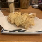 麺匠 釜善 - 別皿とり天