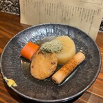 フォーピース食堂 - 富山のおでん５種盛り（960円+税）２皿目
