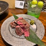 フォーピース食堂 - 国産旨味赤身ランプ肉（1440円+税）