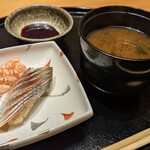 菜な - お寿司と赤だし