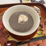 赤坂おぎ乃 - 無洗白子　銀杏　香茸の茶碗蒸し