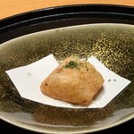 菜な - 小鉢は煮大根の唐揚げ