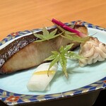 菜な - 銀ダラの西京焼きと白子