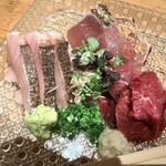 時喰み - 造里3種盛り　3800円