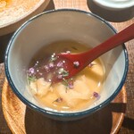 炭割烹 新谷 - 自家製茶碗蒸し ◎