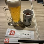 小魚 阿も珍 - とりあえずビール