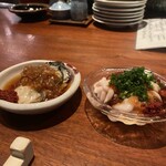ごん - 牡蠣ポン酢、タチポン酢