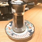 炭割烹 新谷 - 〆のシラスご飯用出汁醤油、和歌山県産柚子を漬け込んだもの