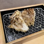 天ぷらスタンド 十八番 - まいたけ 300円