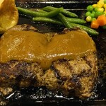 ハングリータイガー - オリジナルハンバーグステーキ220g ズーム