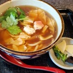 古の花 - 湯葉あんかけうどん