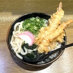 讃岐の男うどん - 天ぷらうどん（中盛）