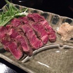 庄司 - 和牛ヒレ　山わさび添え１，２００円