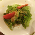 2014.8 ディナーコースのグリーンサラダ