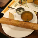 アーンドラ・キッチン - 2014.8 ディナーコースのドーサセット