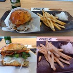 ウミハサム神戸 - 名物真鯛バーガー