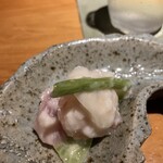 乙女寿司 - キジエビとブリの麹漬け