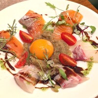 Bar Espanol LA BODEGA 大阪店 - 本日の鮮魚のカルパッチョ