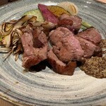 NISHIHATA - 鴨胸肉の鉄板焼き