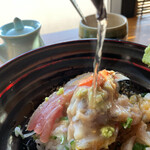 齋座わ田 - 最後は出汁茶漬けで