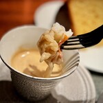 蒼 - ビスクも相変わらず、赤座の美味しさと風味がギュギュッと詰まっていて、唯一無二の存在感♪