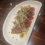 まました - かつをの自家製ニンニクだれ