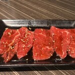 黒毛和牛専門 焼肉スタジアムJan - ロースを青唐菓子で巻くと言う旨さを知ったその日