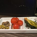 黒毛和牛専門 焼肉スタジアムJan - 向かって左側、メチャ辛(≧∀≦)