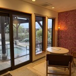 レストラン カーブドッチ - ワイナリーツアー終わってランチしたあとは貸切天然温泉✨