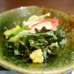日本料理　香せり - 黄身酢ソースの野菜サラダ
