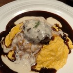 ハンバーグステーキ jumbo - 私のオムチーズバーグ