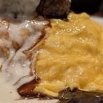 ハンバーグステーキ jumbo - 卵とろとろチーズとろ～り