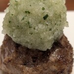 ハンバーグステーキ jumbo - 大葉が爽やか