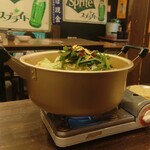 ガクオン食堂 - もつ鍋に火を入れました (2025.11.18)