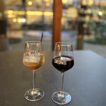 レストラン カーブドッチ - 風呂あがりのワイン用葡萄のジュース。貸切温泉代金に含まれてるよ♪