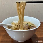麺屋 落合 - 細平打ち麺