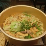 ガクオン食堂 - もつ鍋が完成です(2025.11.18)