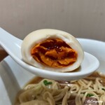 麺屋 落合 - 黄味の色の濃い