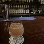 THE BAR YANAGI - 店長さんにおすすめされた　葡萄＋葡萄ブランデー